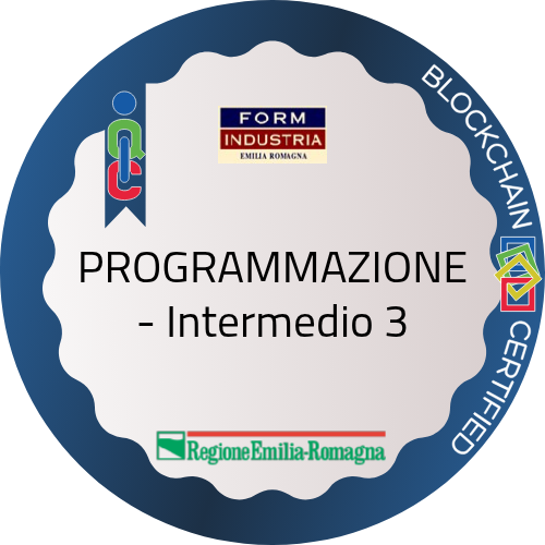 PROGRAMMAZIONE - Intermedio 3