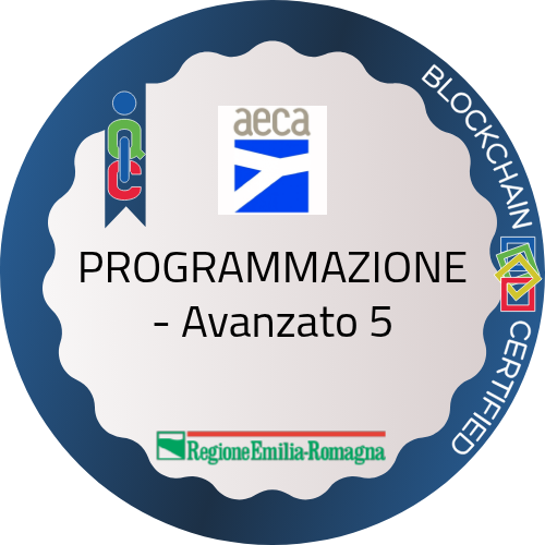 PROGRAMMAZIONE - Avanzato 5