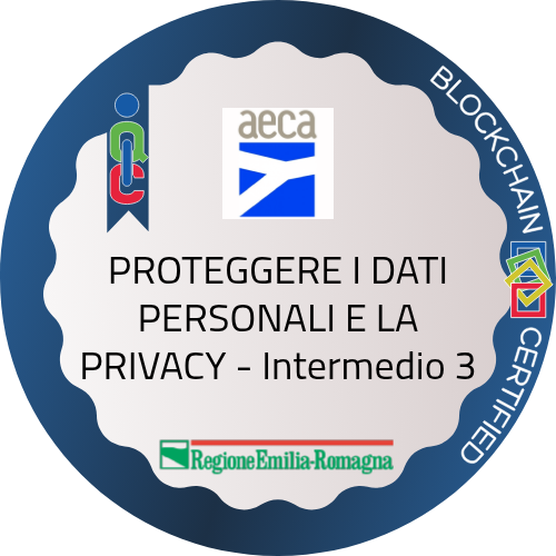 PROTEGGERE I DATI PERSONALI E LA PRIVACY - Intermedio 3