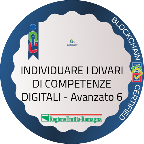INDIVIDUARE I DIVARI DI COMPETENZE DIGITALI - Avanzato 6