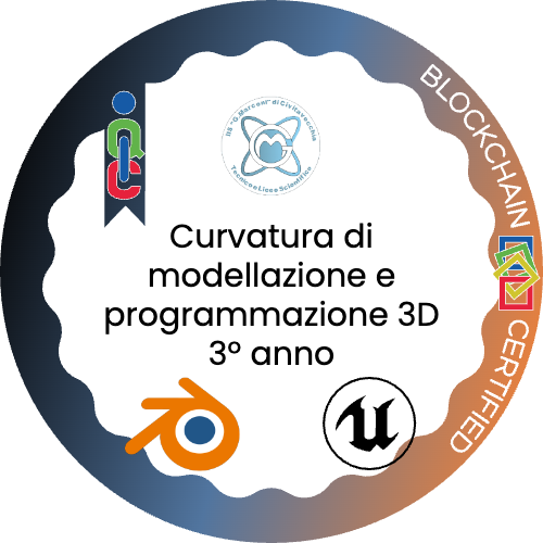 Curvatura di modellazione e programmazione 3D - 3ª annualità