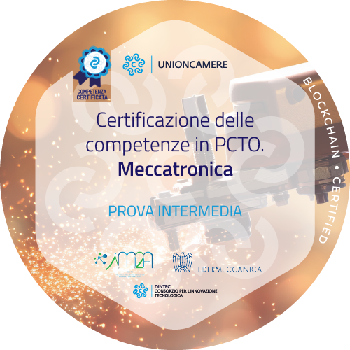 Certificazione delle competenze in PCTO. Meccatronica – Prova intermedia